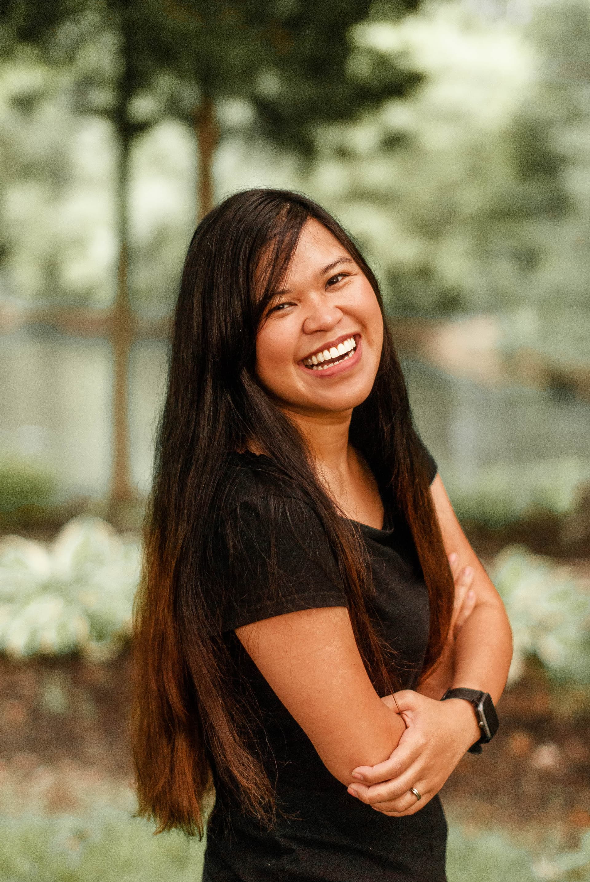Kristy Yoder smiling outdoors